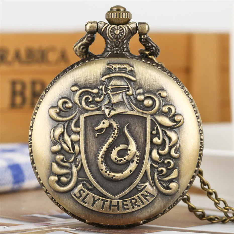 Vintage Hogwarts House Pocket Watch