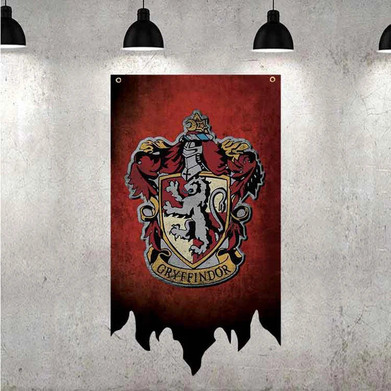 70*120cm Hogwarts Houses Flag Banner for Harrypotter themed Party & Cosplay