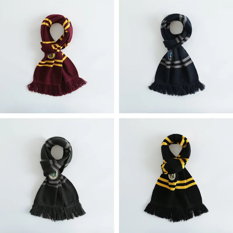Hogwarts House Scarf for Harrypotter Fans