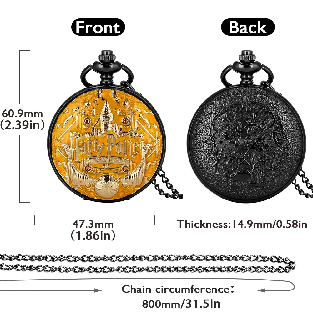 Hogwarts House Pocket watch Edition for Harry Potter Fan