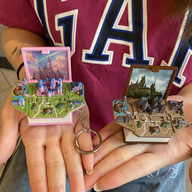 3D Hogwarts Castle Popup Keychain