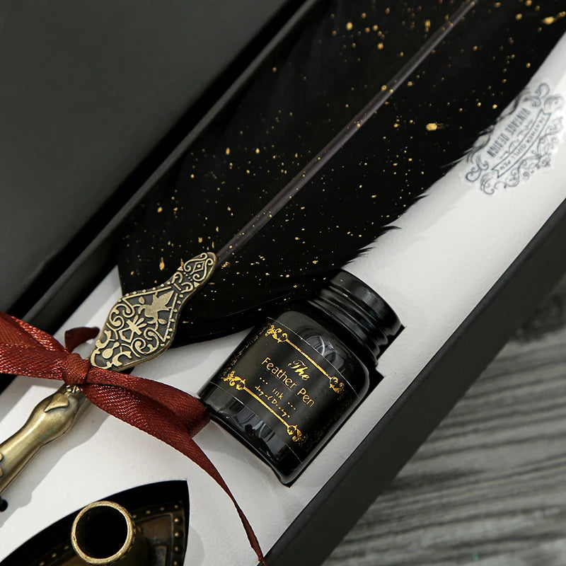 Harrypotter Quill Pen, Hippogriff quill dip pen, Pheonix feather pen for Wizarding world