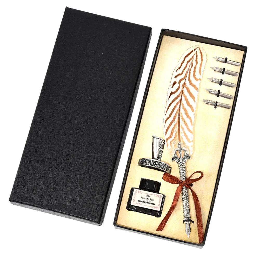 Harrypotter Quill Pen, Hippogriff quill dip pen, Pheonix feather pen for Wizarding world