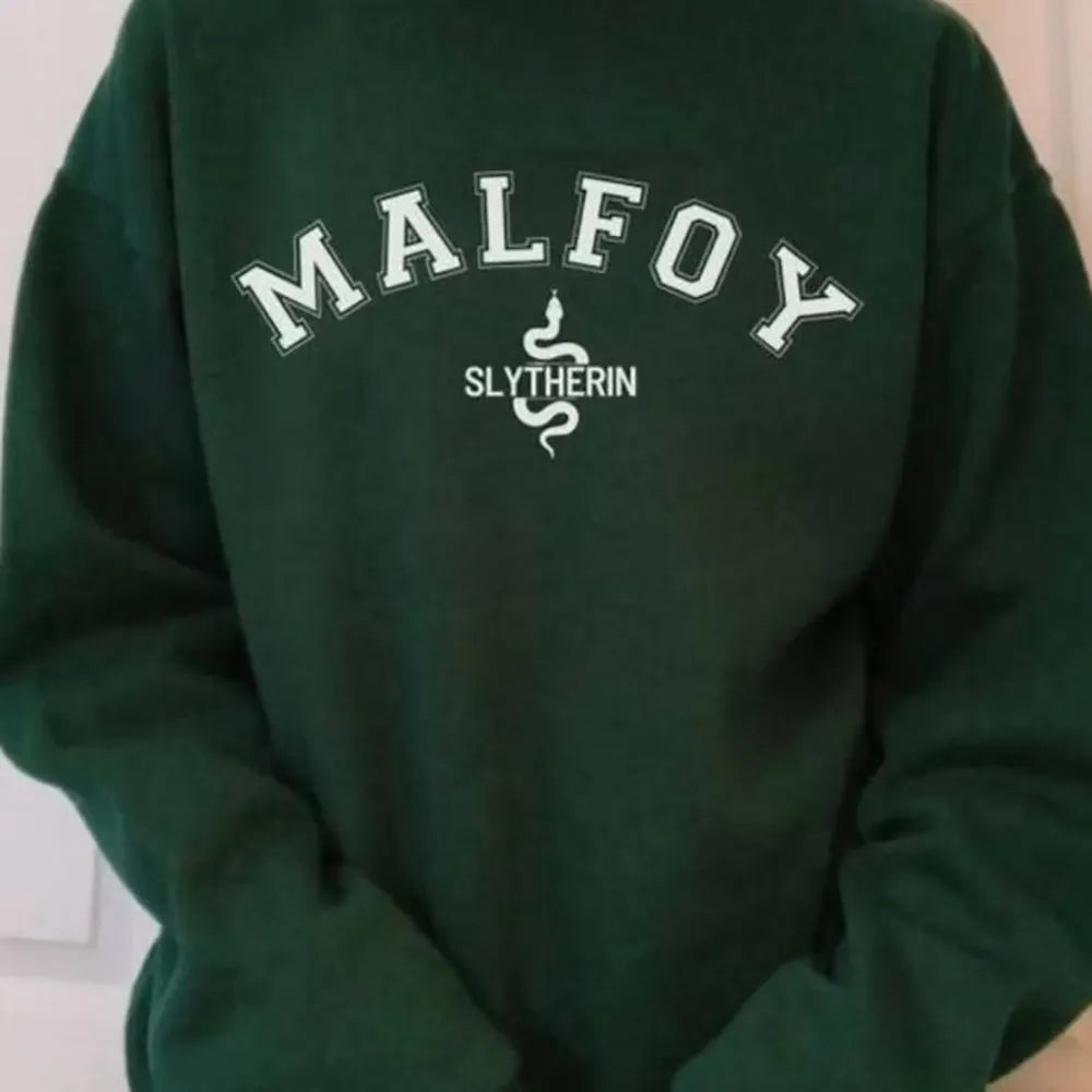 Draco Malfoy Slytherin Crewneck Sweatshirt albussevruspotter