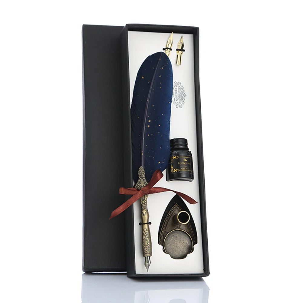 Harrypotter Quill Pen, Hippogriff quill dip pen, Pheonix feather pen for Wizarding world