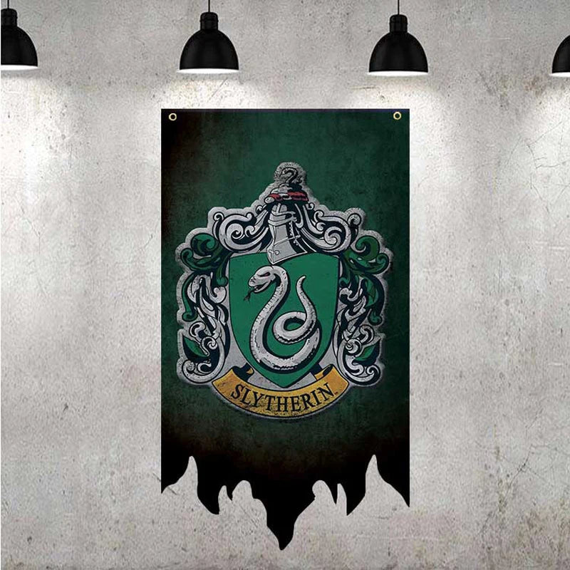 70*120cm Hogwarts Houses Flag Banner for Harrypotter themed Party & Cosplay