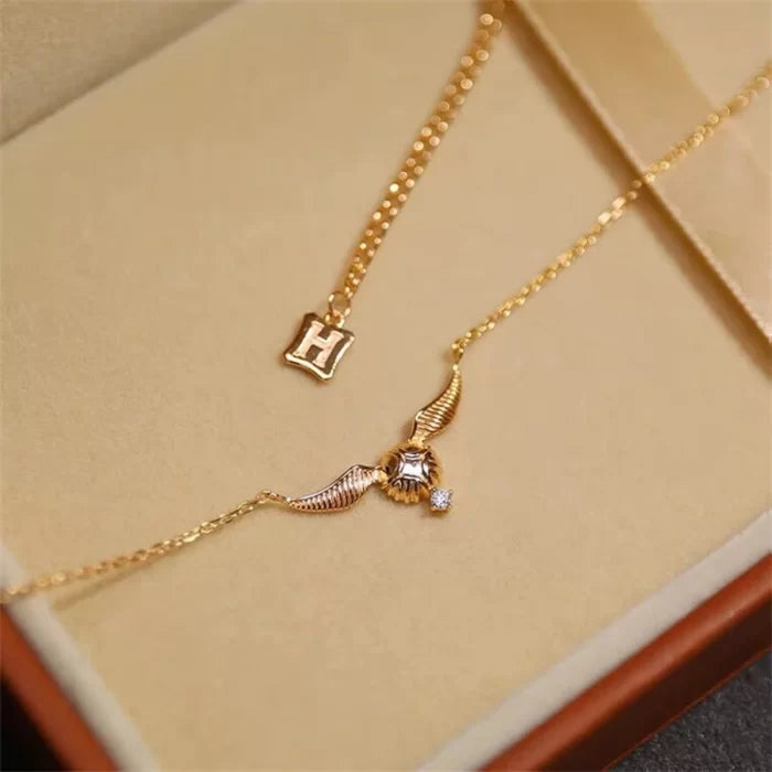 Golden Snitch Necklace for Wizarding World Fans! - Albussevruspotter