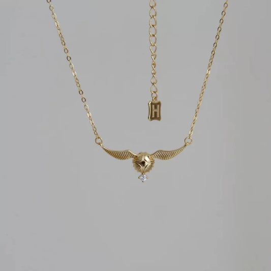 Golden Snitch Necklace for Wizarding World Fans! - Albussevruspotter