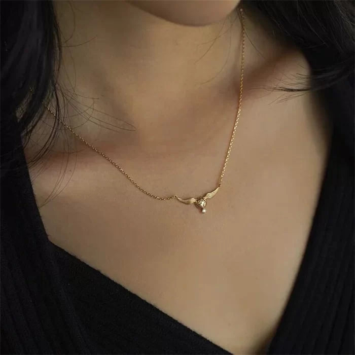 Golden Snitch Necklace for Wizarding World Fans! - Albussevruspotter