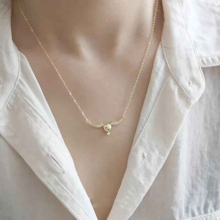 Golden Snitch Necklace for Wizarding World Fans! - Albussevruspotter