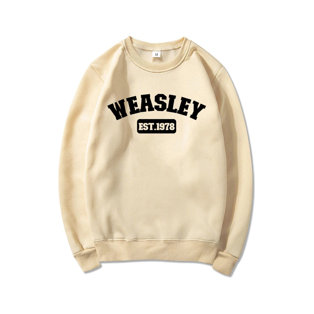 Weasley Harrypotter Crewneck Sweatshirt