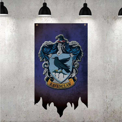 70*120cm Hogwarts Houses Flag Banner for Harrypotter themed Party & Cosplay