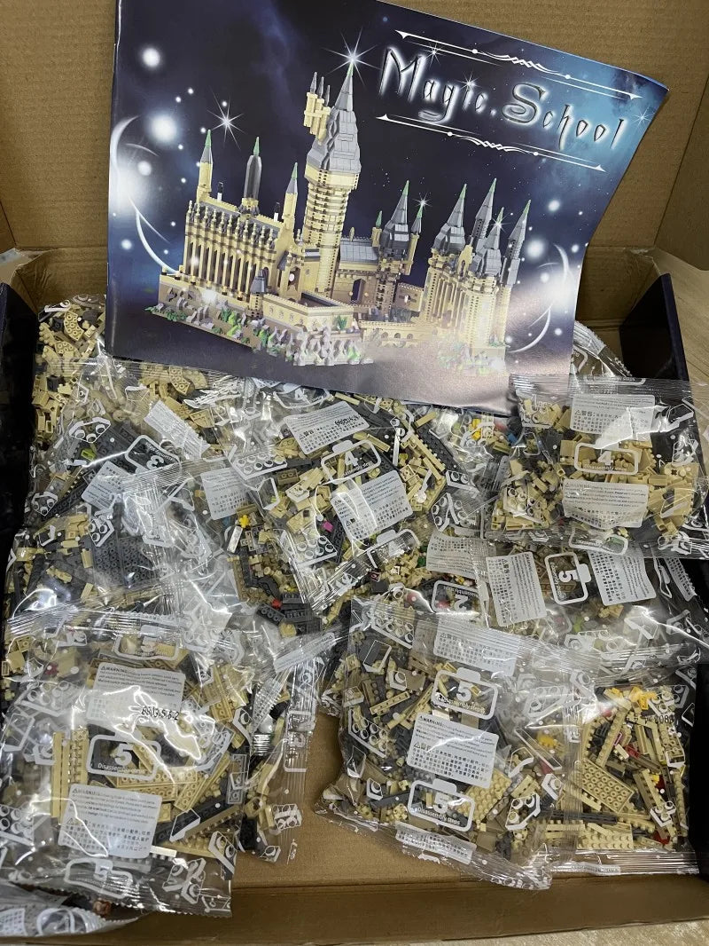 6000+ Pcs Harry Potter Hogwarts Castle Mini Brick L.E.G.O.